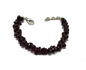 Chips de ajuste de granate para hombres y mujeres, cuentas de Chips de piedra, fabricante de pulseras, estilo de piedras, joyería de moda, regalo de energía - Product Image 3