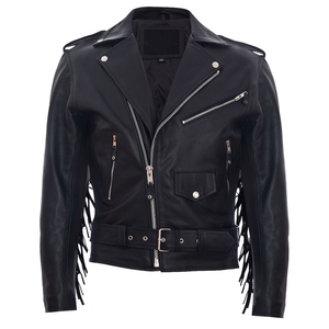 Chaqueta de Motociclista de Cuero para Hombre, de Alta Calidad, Delgada, para Invierno, con Cuello Alto, Logotipo Frontal, Impermeable, Transpirable, Colores Personalizados, OEM - Product Image 1