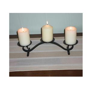 Vintage inspired metal candle holder set handcrafted <b>for</b> indoor outdoor use living room dining table <b>bedroom</b> patio - Product Image 6