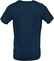 T-shirt unisexe en coton/fibre de bambou, coupe classique, respirant, écologique, séchage rapide, logo personnalisé sur le devant