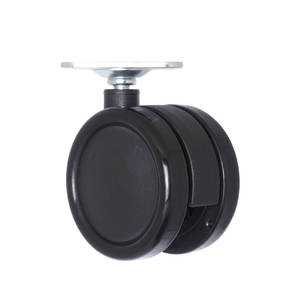 Modern 3 Inch Swivel PU Plastic Caster <b>Wheels</b> Top Plate Mounting <b>for</b> Workshop <b>Furniture</b> Office Living Room Bedroom School - Product Image 1