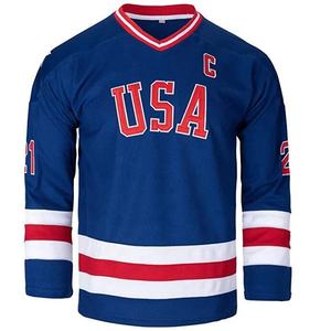 Wholesale Fashionable Factory Made Customized Logo Sublimation Ice Hockey Jersey Team Name OEM Sports Uniforms - Product Image 2