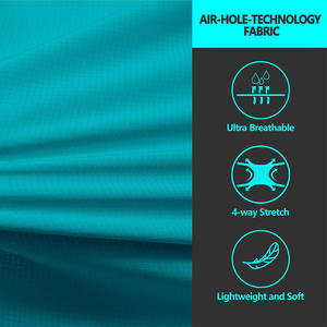 เสื้อตกปลาทรงหลวมสำหรับผู้ชาย พิมพ์โลโก้ตามสั่ง ระบายอากาศได้ดี แขนสั้น เสื้อตกปลาสำหรับผู้หญิง - Product Image 4