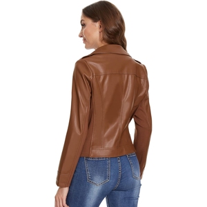 Women's genuine leather <b>jacket</b> new 2025 fashion design leather <b>jacket</b> for women winter elegant style - Product Image 2