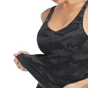 Soutien-gorge de sport personnalisé de haute qualité pour femmes, nouveau design sans couture et respirant pour le yoga et le sport, motif imprimé - Product Image 6