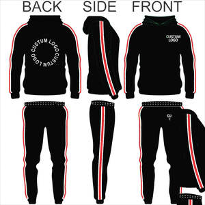 Chándal deportivo Unisex de alta calidad, superventas, 100% de algodón, chándal para correr, ropa de gimnasio transpirable, estampado por sublimación para invierno - Product Image 3