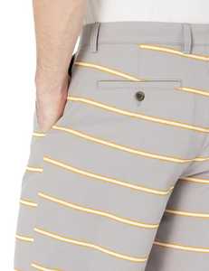 Short taille moyenne style rue haute pour hommes 100% polyester fermeture élastique solide motif toile écologique OEM service disponible - Product Image 3