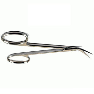 กรรไกรตัดขนจมูกมุม10.5 cm สีโครเมียมสำหรับผ่าตัด - Product Image 4