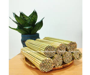 Best Selling Disposable Natural Grass Straws Eco-Friendly and Disposable Vietnam Made of 100% Material Grass in Vietnam - Product Image 2