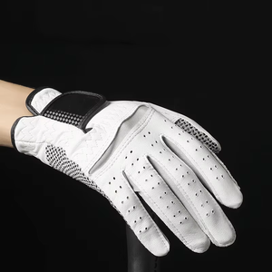Guantes de golf para hombre de alta calidad Soft Grip Premium Cabretta Leather Touch Screen Diseño OEM Cuero genuino Premium Outdoor. - Product Image 6