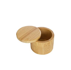 Conjunto de condimentos Vintage hecho a mano, Bol de sal y pimienta, Juego de desayuno, Bol de madera - Product Image 2