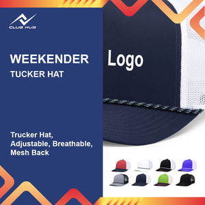 Casquette snapback perforée Weekender Casquette snapback en maille réglable à 5 panneaux Casquette d'été unisexe Weekender - Product Image 2