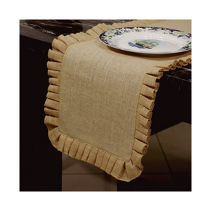 Camino de Mesa Clásico Tejido con Diseño Triangular, 100% Algodón, 280 GSM, Tejido de Cesta, Certificado OEKO-TEX, Lavable, Sostenible, para Exportación - Product Image 6