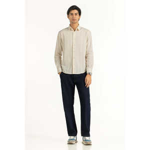 Camisas Casuales a Cuadros para Hombre con Cuello Alto, Tela Popelina Transpirable, Modelo MN-CS-WS25-289, Camisas de Negocios y Casuales ODM - Product Image 5