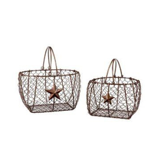 Wrought Iron Fruit <b>Basket</b>, <b>Kitchen</b> Utensil <b>Basket</b>, Countertop <b>Basket</b>, Farmhouse <b>Basket</b>, Storage <b>Basket</b>, Multi-Purpose <b>Basket</b> - Product Image 2
