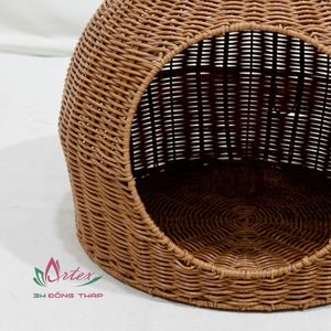 La mejor calidad XL Pet Nest Verano Diseño popular Impermeable Interior/Exterior Perros pequeños Forma hemisférica Cama de plástico moderna - Product Image 4