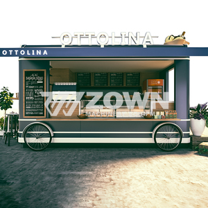 Camión de Comida Móvil Personalizado para Helados y Aperitivos con Cocina Completa, Construcción de Acero Inoxidable sobre Ruedas - Product Image 2