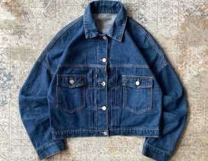 Veste en jean personnalisée de haute qualité pour hommes Streetwear vintage avec broderie bouton décoration motif imprimé décontracté formel hiver - Product Image 3