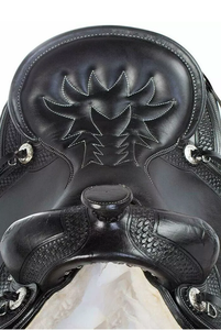 Qualité supérieure 100% fait à la main Style anglais selle occidentale en cuir Durable équitation sports équestres divertissement - Product Image 4