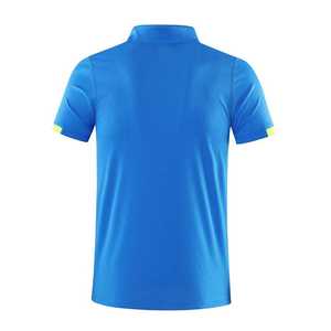 เสื้อยืดแขนสั้นผ้าฝ้าย 100% ระบายอากาศได้ดี แห้งเร็ว สไตล์ลำลอง ปักโลโก้ตามสั่ง สำหรับผู้ชาย ออกกำลังกาย วิ่งจ๊อกกิ้ง - Product Image 5