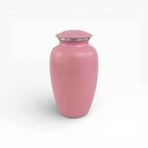 Urne funéraire en laiton bleu profond et or avec motif floral et finition commémorative élégante - Product Image 6