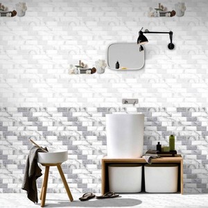 250x400mm Concepto Número 1678 Azulejos de pared de cerámica en superficie brillante Azulejos de calidad premium en 7mm de espesor por Novac Ceramic India - Product Image 4