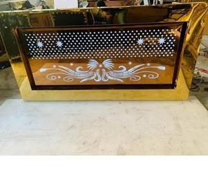 Mostrador de bodas en acabado dorado para catering y decoración - Product Image 6