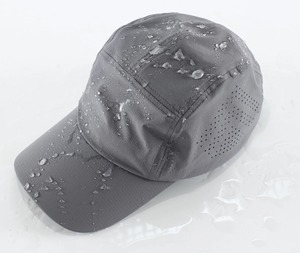 Gorra de béisbol estampada lisa de moda informal Vintage para hombre y mujer ajustable con borde curvo estructurado algodón común - Product Image 4