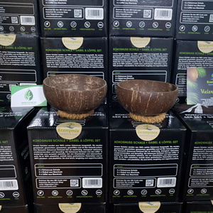 Juego de tazones desechables ecológicos de cáscara de coco pulida de Vietnam con muy buen precio para el mercado de la UE - Product Image 5