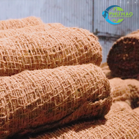 Filet à main en fibre de coco 100% multifilament, tissage croisé à double nœud, fait main, antibactérien, durable, longueur personnalisable 4-6mm