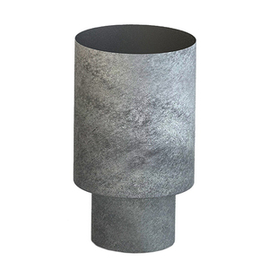 Jardinière ronde en métal élégant tendance couleur argent Jardinières succulentes Jardinage Pots de fleurs Pot de jardin personnalisé vintage - Product Image 1