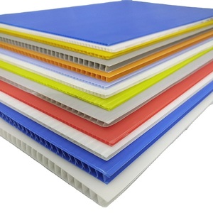 Feuille de polypropylène ondulée OEM ODM pour panneau Coroplast PP pour feuille creuse pour protection de sol pour découpe personnalisée de feuille - Product Image 1