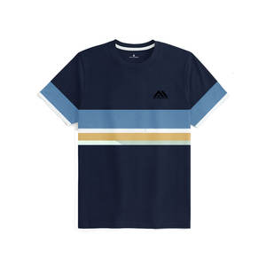 Ropa de verano Nuevo diseño Hombres Camiseta de manga corta Último diseño Camiseta de color personalizada para hombres - Product Image 1