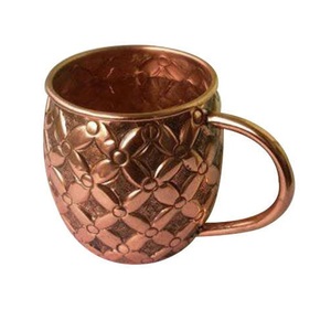 Jus boisson cuivre tasse eau potable fabriqué à la main décoratif pur cuivre tasse d'eau pour la maison cuisine restauration article - Product Image 4