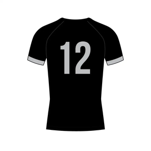 ชุดเครื่องแบบรักบี้สำหรับผู้ชายชุดเล่นกีฬาระบายได้ดีมีสีและขนาดตามสั่ง - Product Image 4