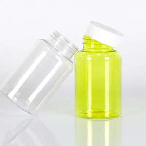 Factory Direct 100cc 150cc 200cc Cylindrical PET Plastic Medicine <b>Bottles</b> <b>Pills</b> Pharmaceutical Packaging Vietnam Manufactory - Product Image 1