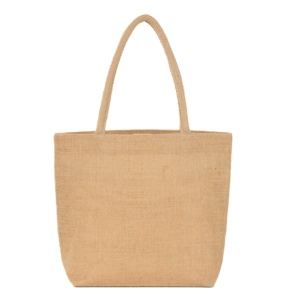 Bolsa de compras de yute 100% ecológica promocional con bonita tasa comparativa de impresión libre de azo de moda - Product Image 6