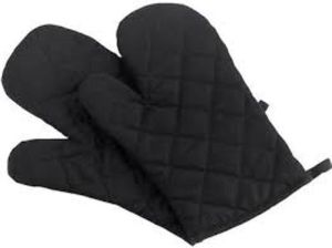 Logo personnalisé imprimé ensemble de gants de four en coton à séchage rapide mitaines de cuisine épaisses et résistantes à la chaleur cadeau promotionnel - Product Image 5