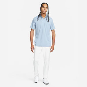Camisa Polo Clásica Azul Claro para Hombre, Transpirable, de Algodón, Manga Corta, Informal, de Negocios, para Golf, Ligera, para Verano - Product Image 3