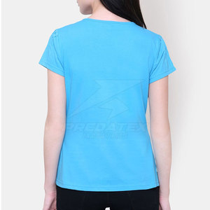 Camiseta de Manga Corta de Algodón Suave para Mujer, Ecológica, de la Mejor Calidad, Estilo Casual, Secado Rápido y Transpirable, en Oferta - Product Image 3