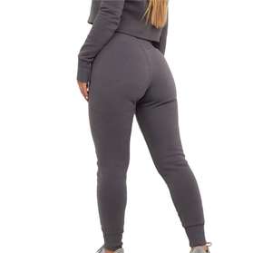 Chándal de mujer Plain Slim Fit 100% algodón polar chándal de dos piezas estampado personalizado pulóver chándal deportivo trajes de mujer - Product Image 4