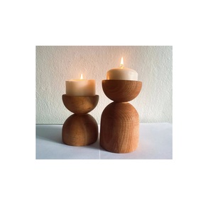 Beau bougeoir en bois fait à la main pour la décoration de la maison salon chambre ou table à manger pièce de décoration d'éclairage - Product Image 4