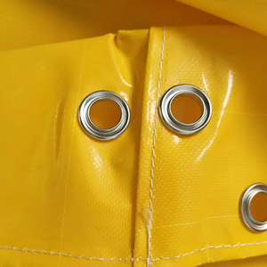 Lona Industrial de poliéster de alta calidad, tamaño personalizado, malla Teslin impermeable, revestimiento de PVC colorido, 120gsm, hecho en Vietnam - Product Image 1