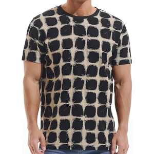 Camiseta gráfica para hombre, camiseta estampada de algodón, ligera, transpirable, informal, ropa de calle de verano, moda. - Product Image 1