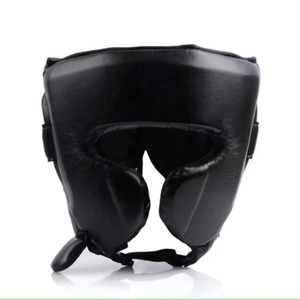 Premium Quality Hand Made Boxing Kit 100% Genuine Leather With Gloves <b>Head</b> Guard Groin Guard Professional Sparring <b>Training</b> Set - Product Image 2