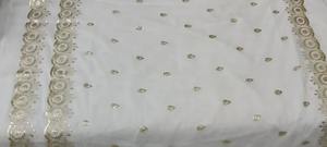 Tela Georgette de viscosa pesada de diseñador para vestidos y Dupatta que hace tela bordada PARA VENTA DE EXPORTACIÓN - Product Image 3