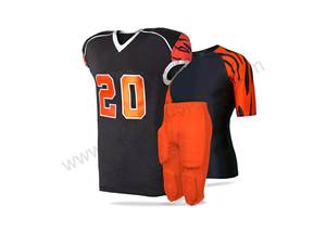 Uniformes de fútbol de 12 paneles personalizados de alta calidad Compresión sublimada Tamaño XL Equipo de fútbol americano Nombre incluido - Product Image 4