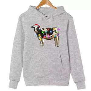 Sweat-shirt de Noël festif et confortable avec intérieur doux et chaud, motifs joyeux de vacances, coupe confortable pour l'hiver, style décontracté saisonnier - Product Image 5