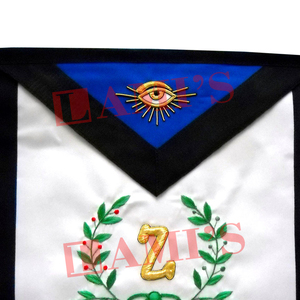 Tablier de rite écossais maçonnique 4e degré Tablier de régalia de broderie à la main de haute qualité - Product Image 5