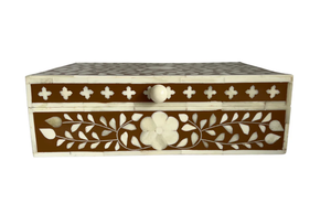 Boîte à bijoux en bois massif de luxe poli tenture murale en bois naturel couleur personnalisable taille forme écologique décor à la maison - Product Image 6